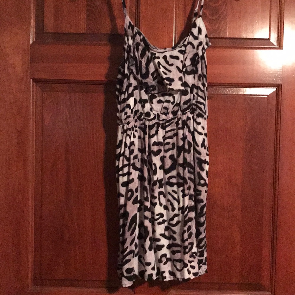Zebra print dress
